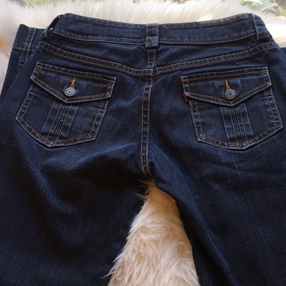 Levi’s Jeans Size 4Pet L=M Cavalry Bootcut - Picture 3 of 8